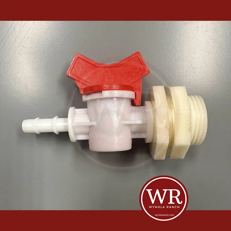 Barbed ON/OFF valve