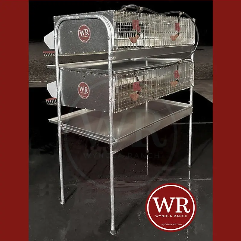 Quail Cage H.D Double Rack Community (Full Sections) - Image 3