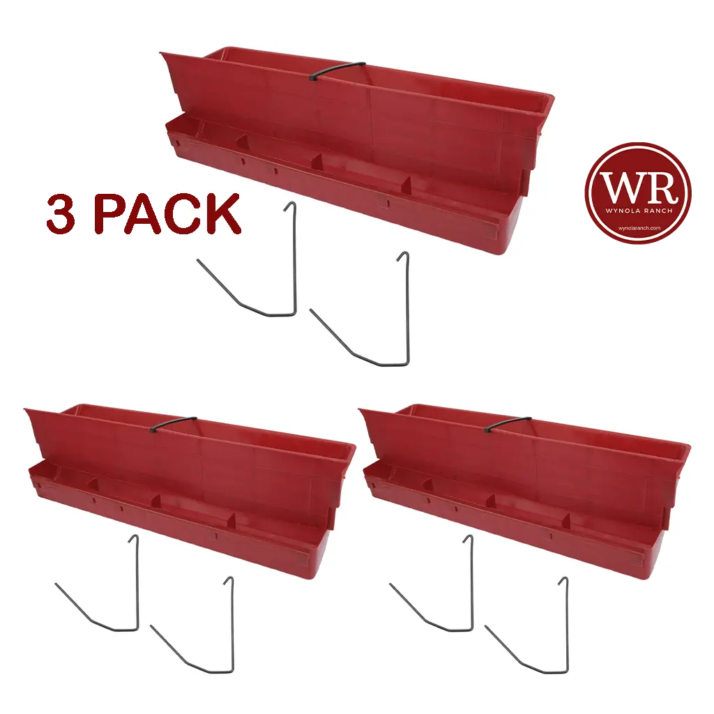 Quail Feeder Trough 22" Inches Length - Image 5